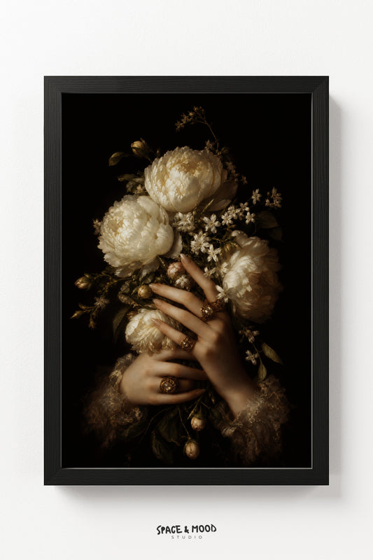 White Peony Bouquet