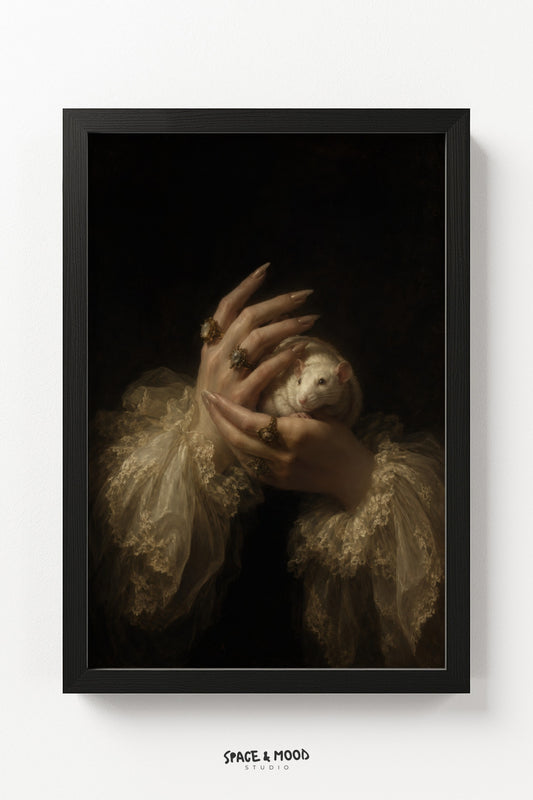 White Rat in Hands II