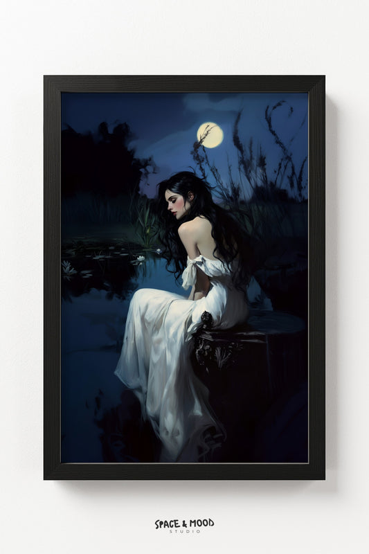Moonlit Lake Muse