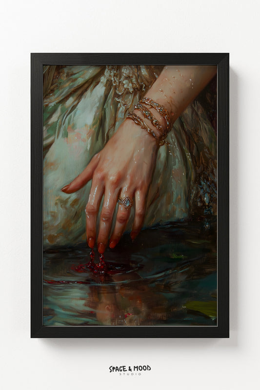 Bloody Hand in Water