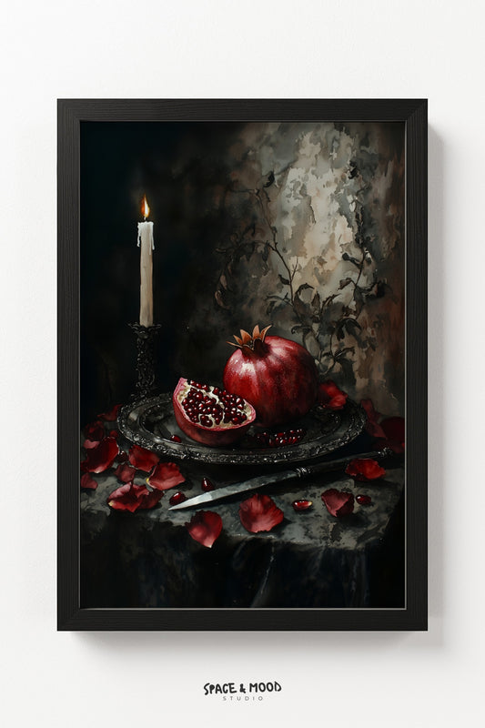 Pomegranate Still Life III