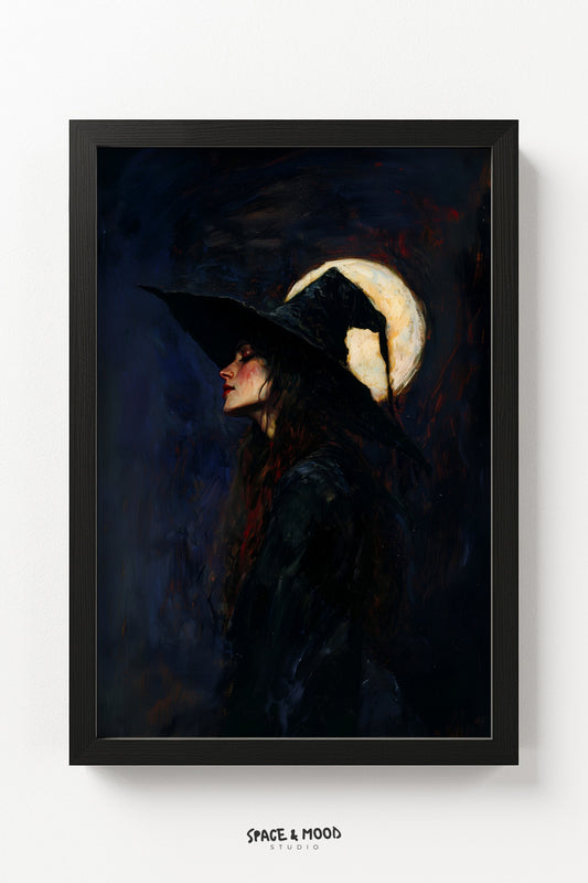 Witch and Full Moon