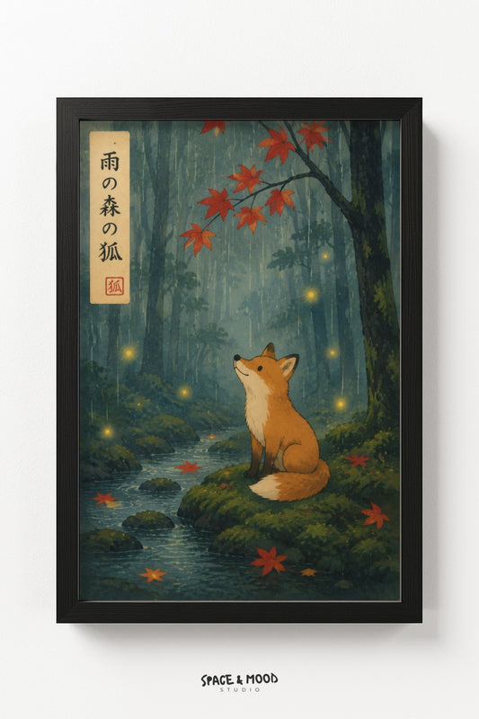 Fox Autumn Forest