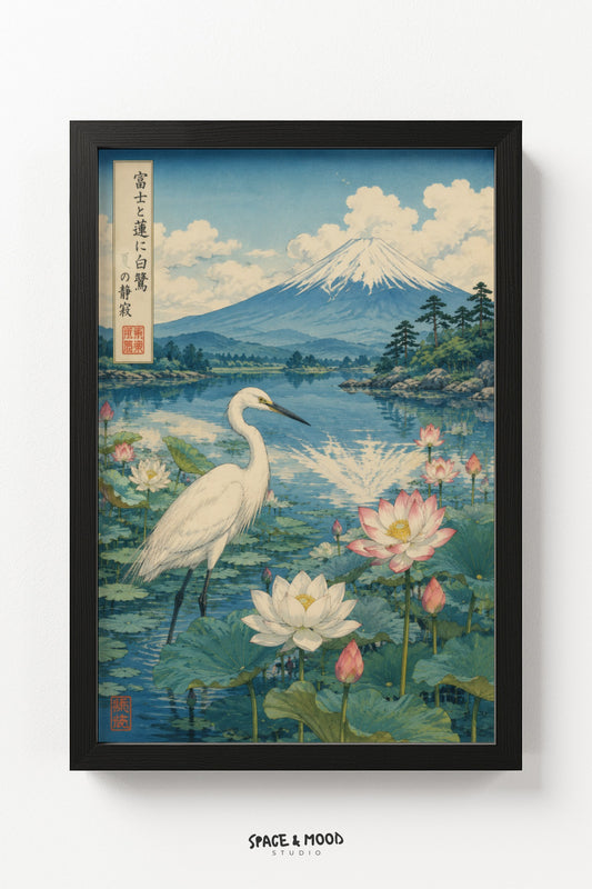Egret Lotus Fuji