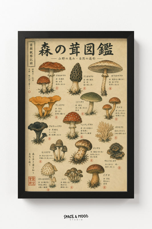 Forest Mushroom Chart