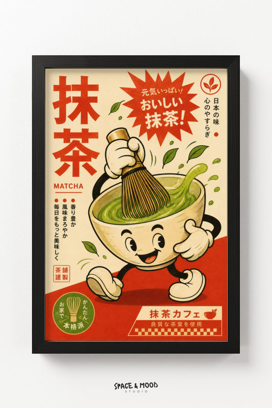 Matcha Mascot Poster