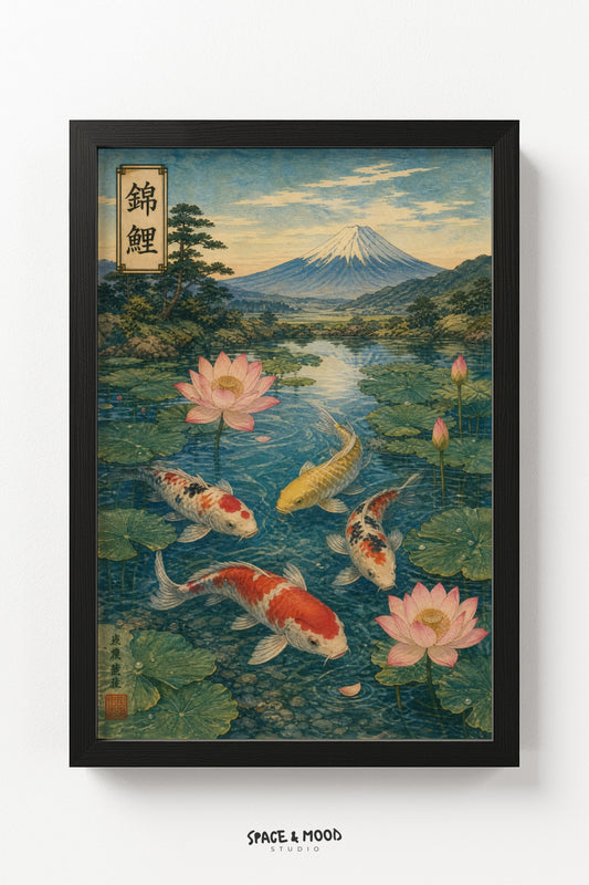 Koi Pond Fuji Lotus