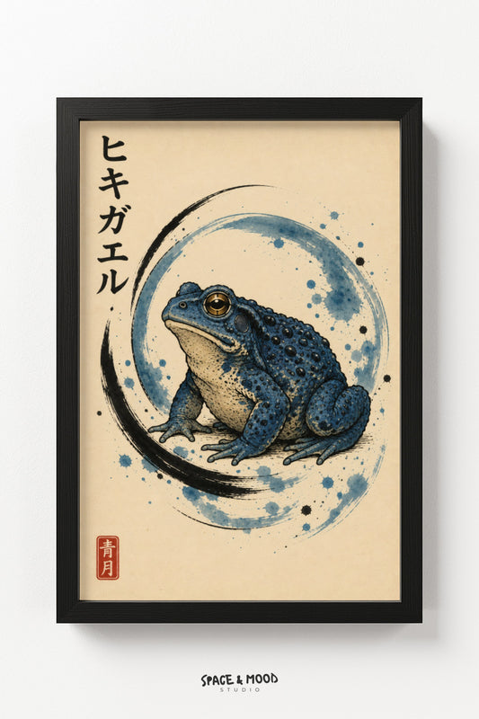 Blue Toad Frog