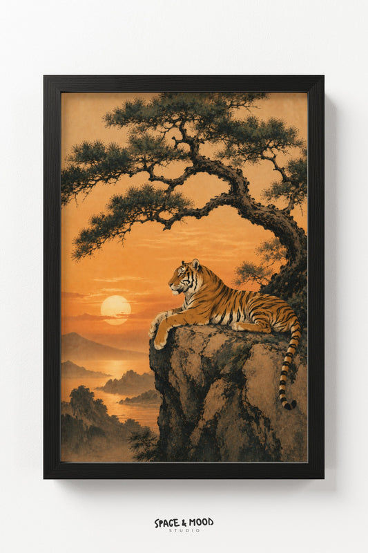 Tiger Sunset Rock