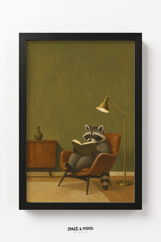 Raccoon Reading Chair