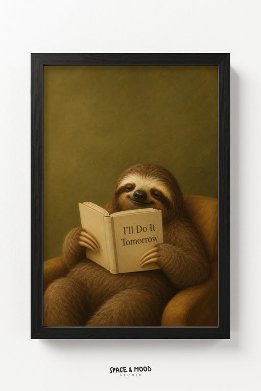 Sloth Reading Book