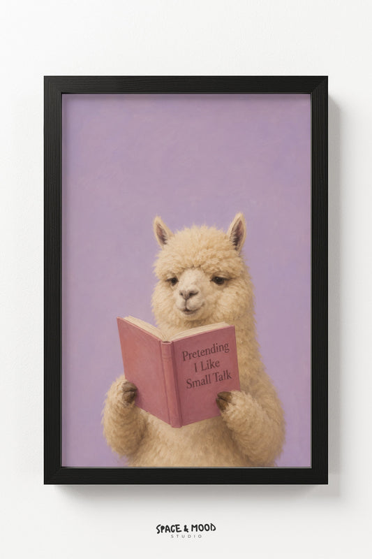 Alpaca Reading Book