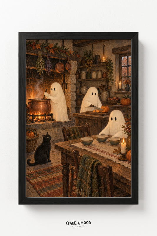 Ghosts Kitchen Table Cozy
