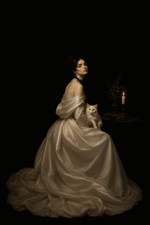 Lady and Cat