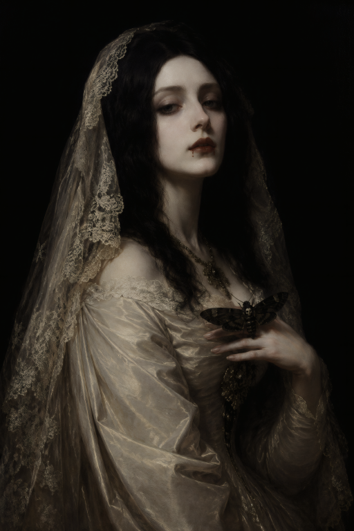 Lady and the Moth