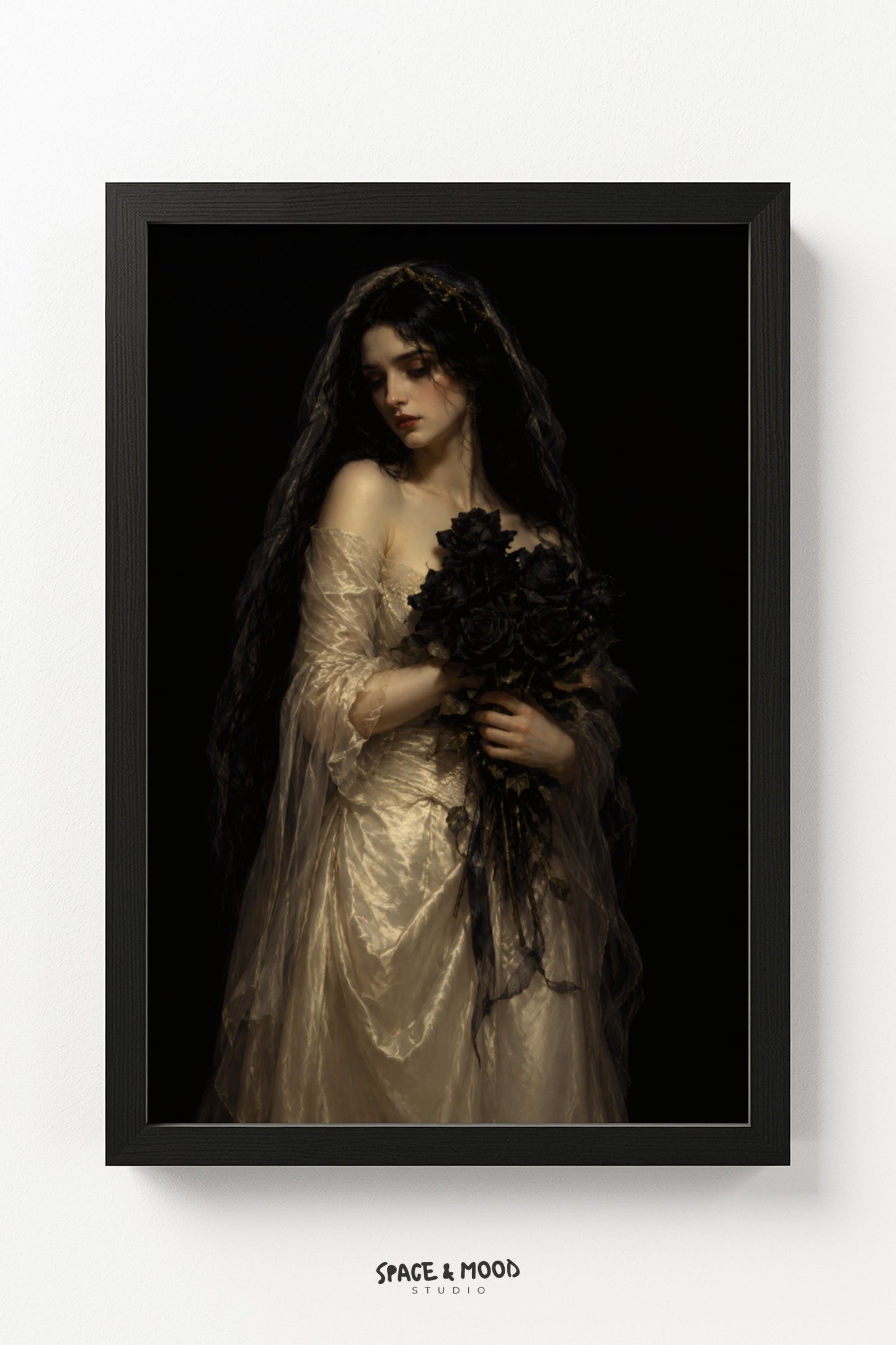 Black Bouquet Bride