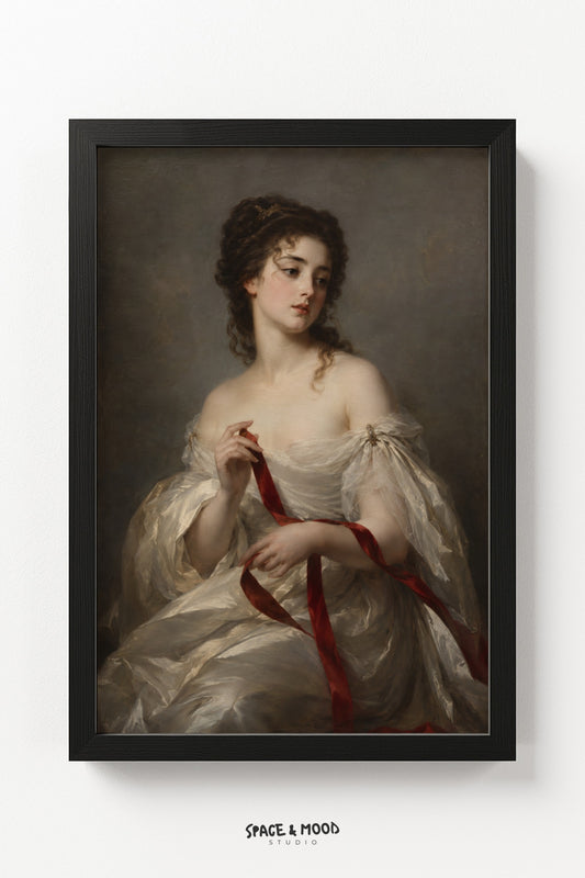 Crimson Ribbon Lady