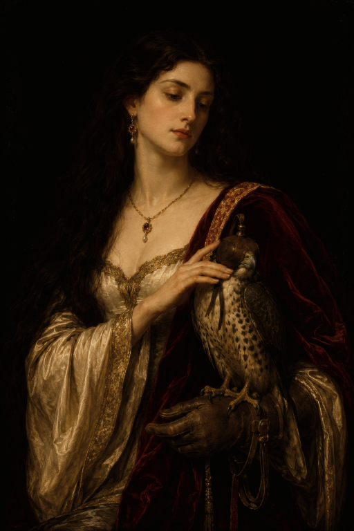 Lady and Falcon