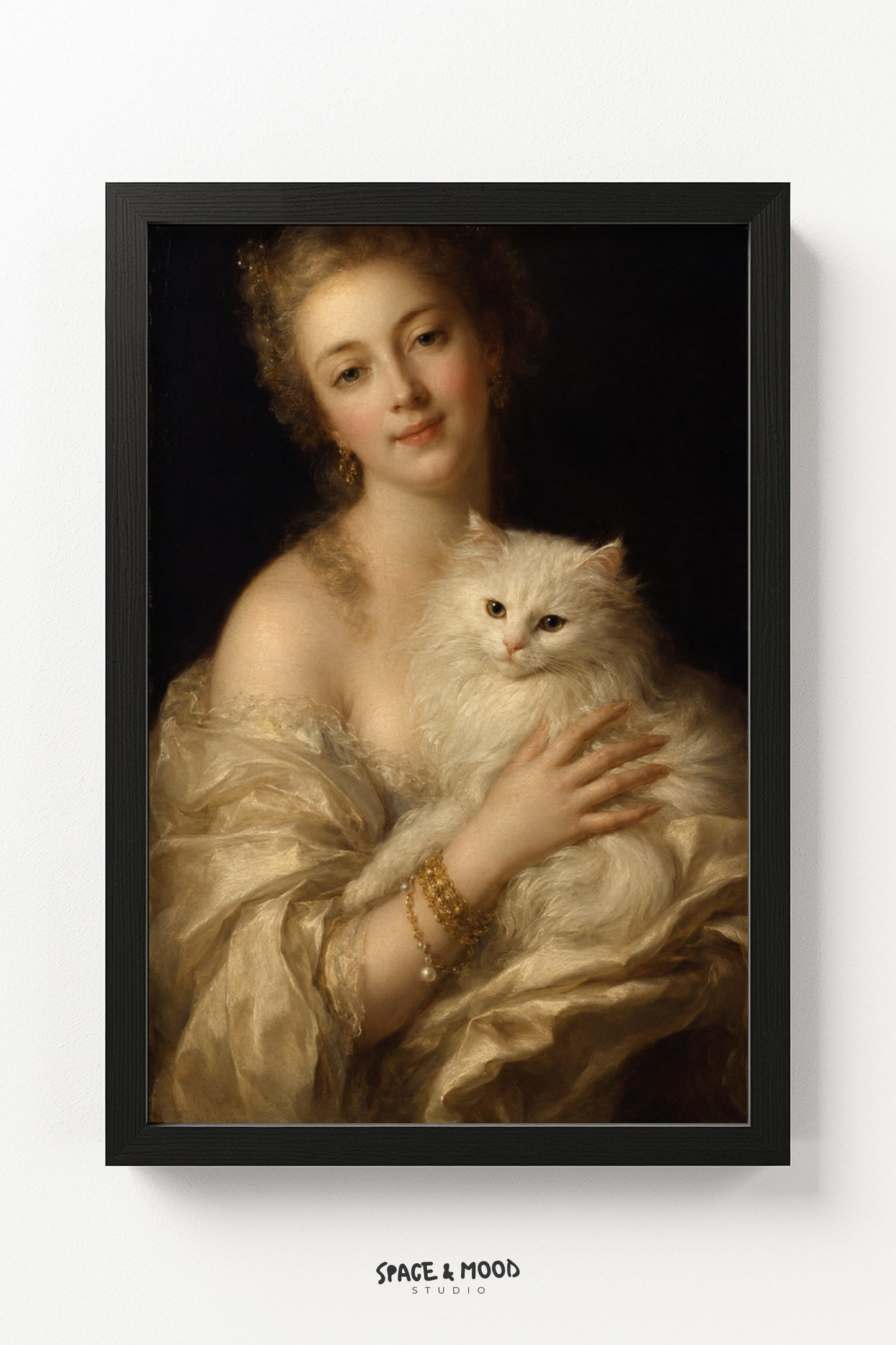 White Cat Embrace