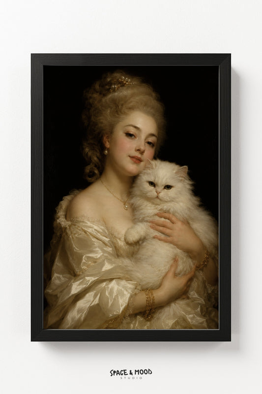 Lady and Her Cat