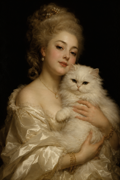 Lady and Her Cat