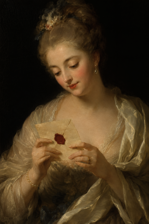 Holding the Letter