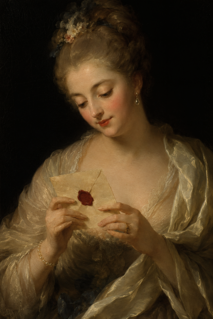 Holding the Letter