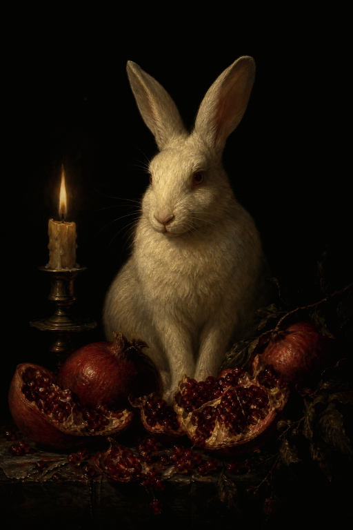 Rabbit and Pomegranate