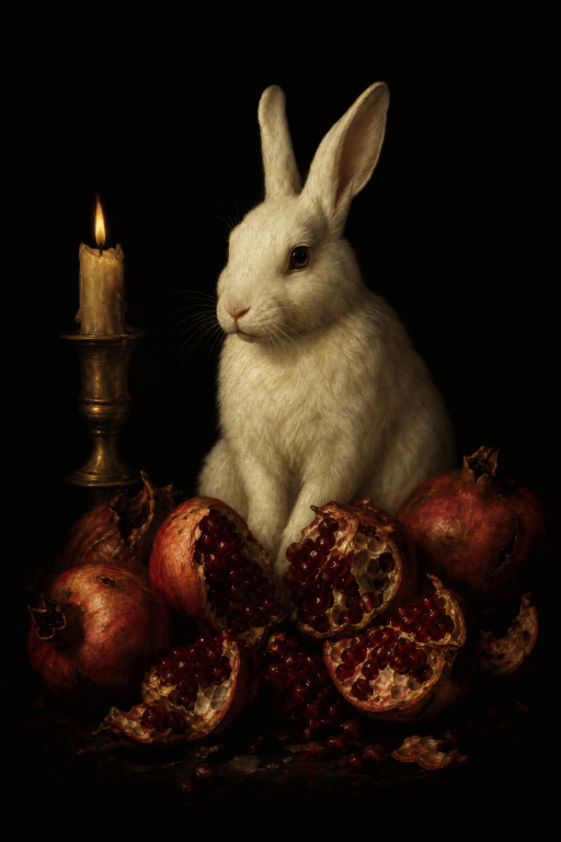 Rabbit and Pomegranate II