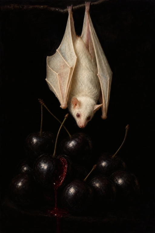White Bat and Cherries