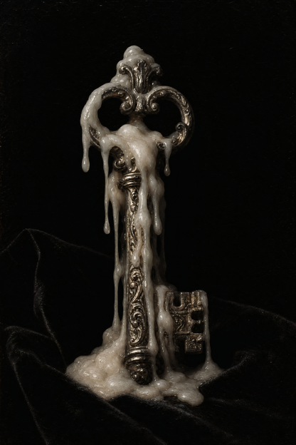Wax-Covered Key