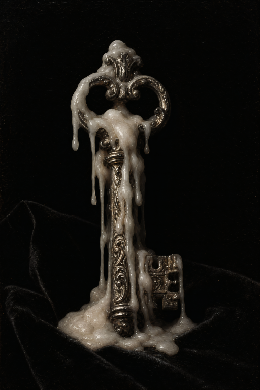 Wax-Covered Key