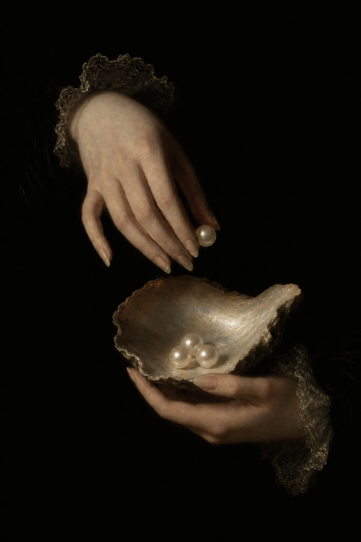 Pearls in Shell