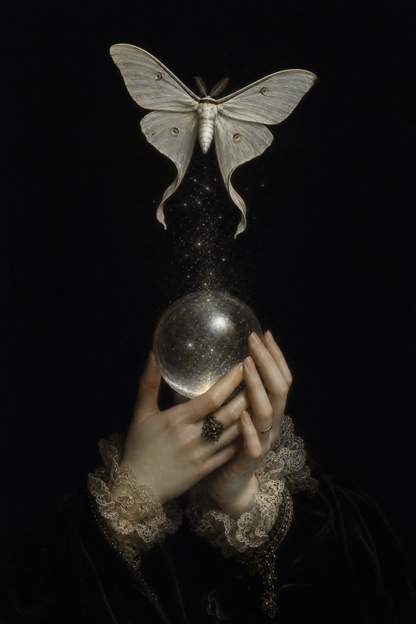Crystal Ball and Moth