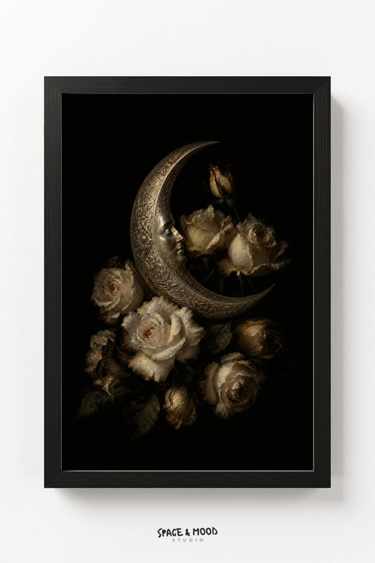 Crescent and Roses