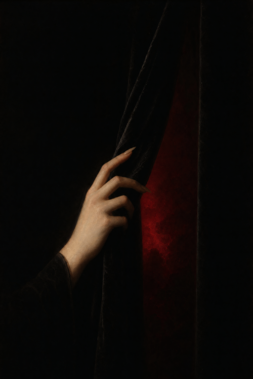 Black Curtain Hand