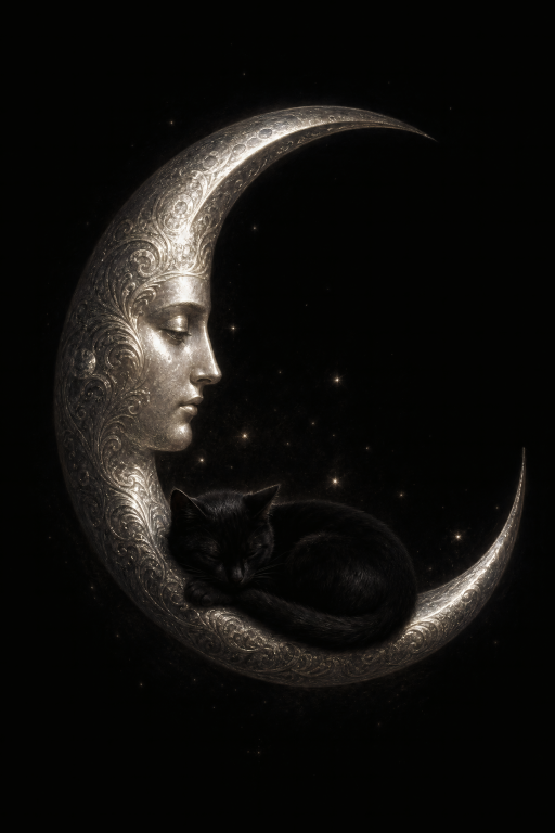 Cat on the Moon