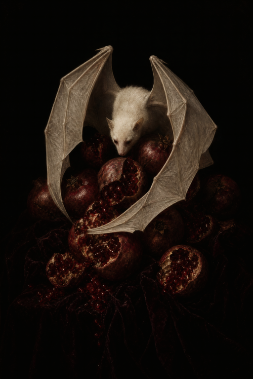 White Bat and Pomegranate II