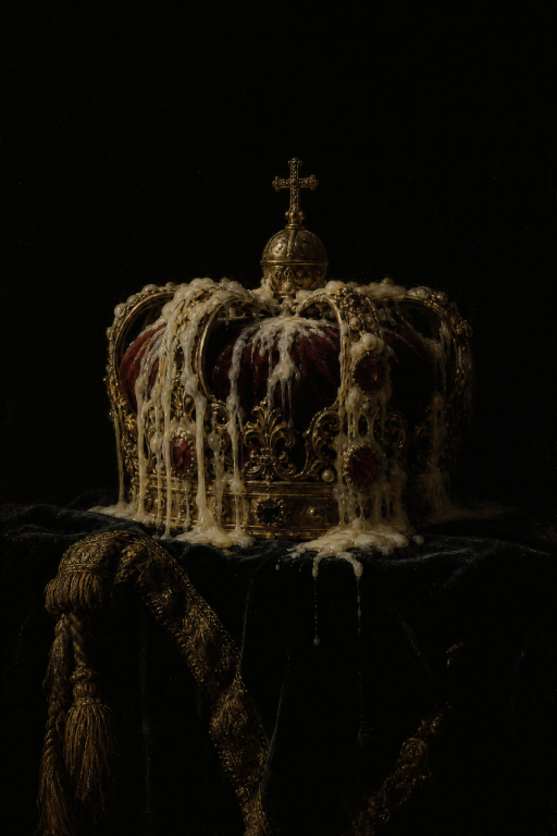 Golden Crown and Wax