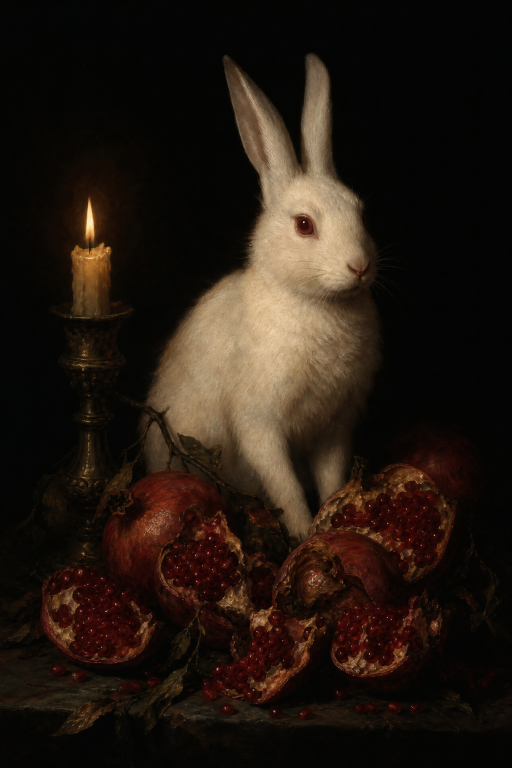 Rabbit and Pomegranate III