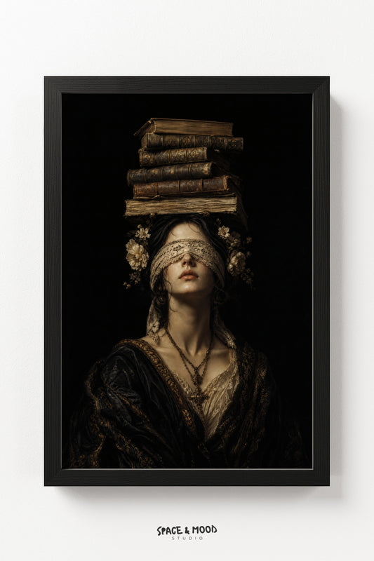 Books on Her Head