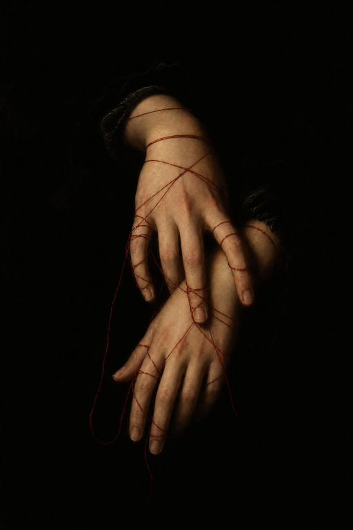 Hands and Red Thread
