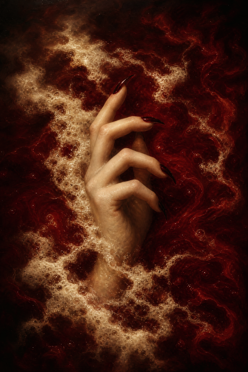 Hand in Red Water