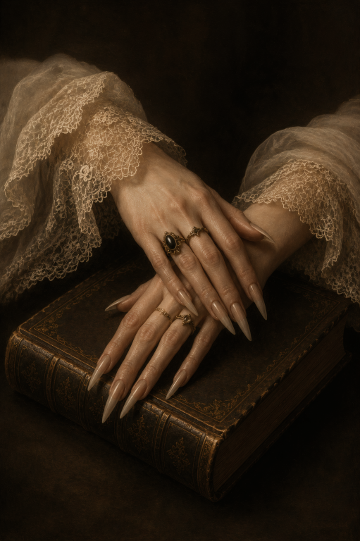 Book and Hands