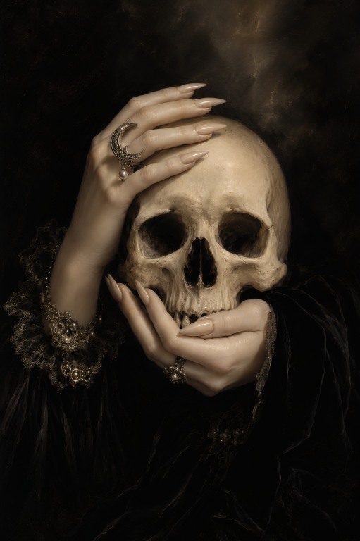 Holding the Skull