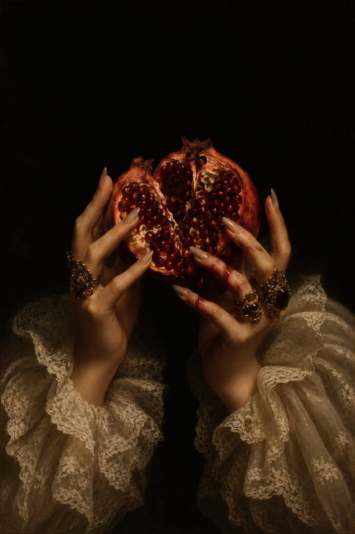 Pomegranate Hands