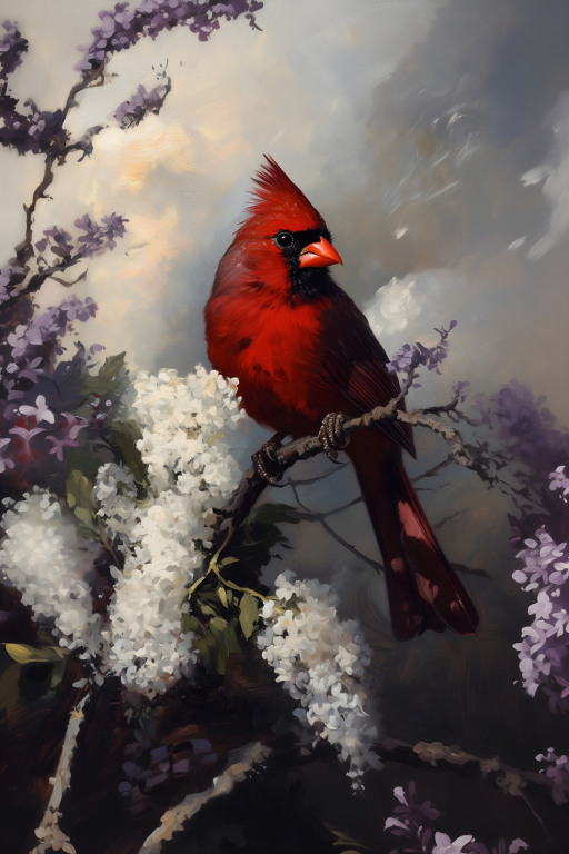 Red Cardinal Bird