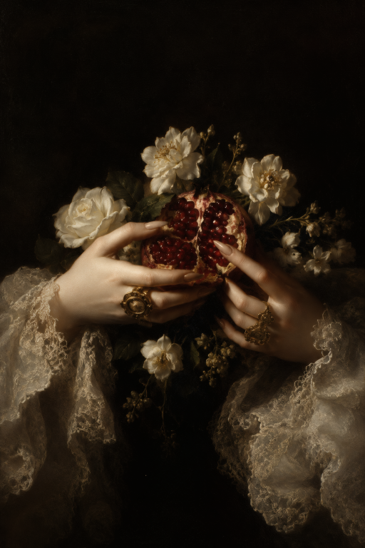 Flowers and Pommegranate