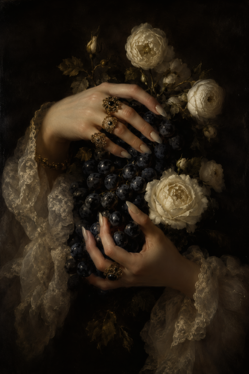 Grapes and Roses