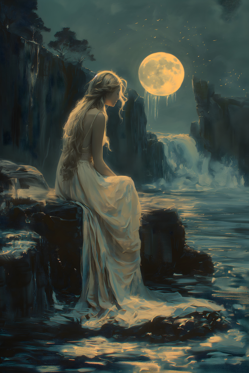 Lake at Moonrise